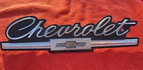 3874556 General Motors Impala Grill Emblem 1966 Aluminum Original Gm Grille Rare Bow Tie