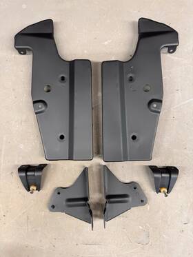 3869746 General Motors Gm 1966 Chevy Impala Grille Mounting Brackets Support Brace Belair Biscayne Caprice