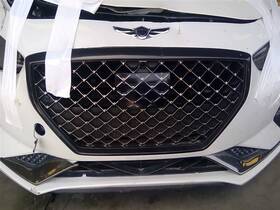 104-10846 Genesis Grille Dark Chrome With Pre-crash System Fits 19-20 G70 571294