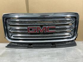 23192730 Gm 2015-2020 Gmc Canyon Front Bumper Upper Chrome Grille With Emblem Damaged