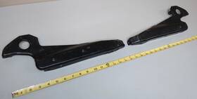 3856491 Gm Nos 1965 Chevy Impala Caprice Belair Biscayne Outer Grille Bracket Pair 65 Lh Rh