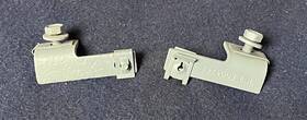 3974009 Gm Corvette Front Grille Inner Brackets - 1970-72 / 10 With Hardware