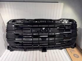 84878061 Gm 2022 2023 2024 Gmc Sierra Pro 1500 Black Front Upper Bumper Grille Assembly Oem