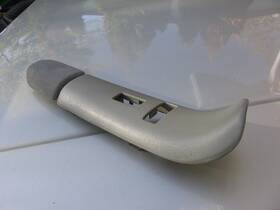 15961680 Gm Gmc Chevy 95-99 Tahoe Suburban Yukon Truck Switch Bezel Trim Door Gray Passenger