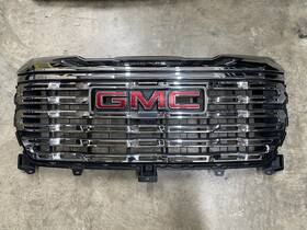 20868 Gmc 2022 2024 Sierra 1500 Denali Chrome Front Grille With Camera Oem Made In Usa