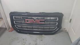 23344230 Gmc 2016-2019 Sierra 1500 Front Upper Grille Assembly Black Id