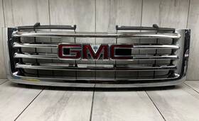 25809478 Gmc Oem 2007-2013 Sierra Front Bumper Grille Upper Chrome With Emblem