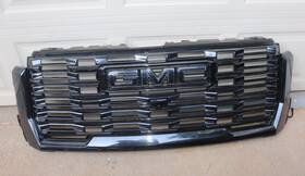 85566073 Gmc 2022 2023 Sierra 1500 Ultimate Front Grille Black Emblem Oem