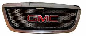 15209577 Gmc Acadia 07 -12 Front Upper Grill Grille With Emblem Chrome Trim Oem
