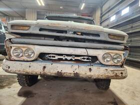 104-00434b Gmc Truck Grille Assembly With Headlight Doors Fits 65-66 1000 Pickup 1239542