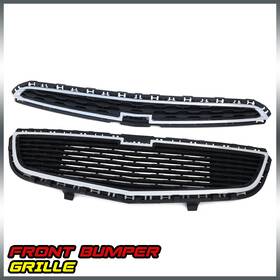 0813 Goneparts 57 Fit For 2015 Chevrolet Cruze Front Bumper Upper Lower Honeycomb Grille Grill