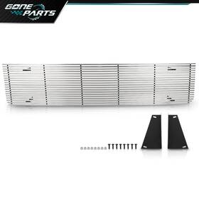 Goneparts1231 Goneparts 12 Fit For 73-1980 Chevy Gmc C/k Pickup/suburban Billet Grille Silver Grill Insert