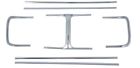 Gr08-69t Golden Star Goodmark Grille Molding Kit Pc Charger Grill Moulding