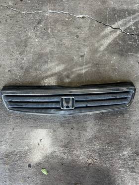 14511209 Hero Honda Original Oe Front Grille Assembly For 1999-2000 Civic Chrome Shell With Black Plastic