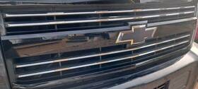 23335302 Hiformance For 2015-2019 Chevrolet Silverado 2500 Hd 3500hd Front Grille Gloss Black/chrome