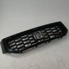 104-59512b Honda Oem Grille For Ridgeline Assy Blk Blk-text W-emblem Pitted