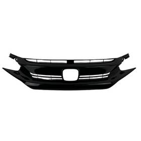 71121-tgg-a02 Honda Oem 2017 - 2019 Civic Hatchback Gloss Black Front Upper Grille 71121tgga02