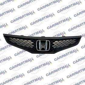 71121-tk6-a0 Honda 09 10 11 12 13 Fit Front Bumper Grill Grille With Emblem Oem
