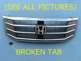 71121-tp6 Honda 2010 2011 2012 Accord Crosstour Front Upper Top Bumper Grille Oem 10 11 12