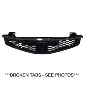 71121-ts8-a01 Honda Oem 2012 2013 Civic Coupe 2dr Front Upper Grille Base Black