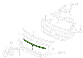 71125-t0a-003 Honda Genuine 2012 Cr-v Front Grille Lower Molding Trim Oem Part 71125-t0a-003 Honda Genuine 2012 Cr-v Front Grille Lower Molding Trim Oem Part