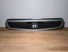 7122-so3-00 Honda Civic Oem Authentic Base Front Grille Lt1 Made In Canada 99 Coupe Silver