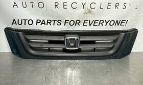 75101-s10-0000 Honda 1997-2001 Cr-v Crv Front Upper Grille Grill Oem Green- Needs Paint