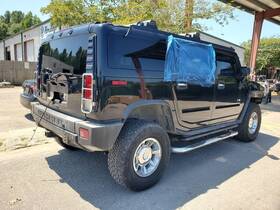15777617 Hummer Used Upper Grille Fits 2005 H2 Radiator Chrome Grade