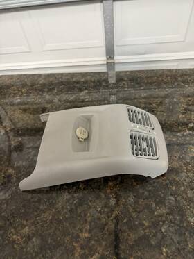 08.17.22.32 Hyundai 2006 - 2009 Azera Grille Air Vent Heater Tempcenter Console Rear Oem