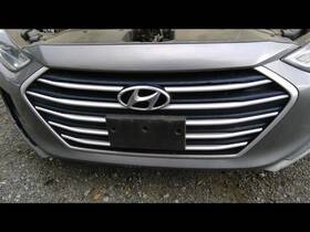 104-10026d Hyundai Grille Sedan Center Painted Surround Silver Us Built Fits 17-18 Elantra 1376925