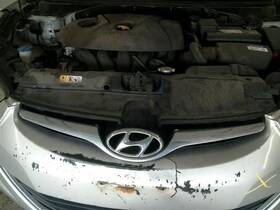 104-11384a Hyundai Grille Sedan Upper Korea Built Bright Chrome Fits 14 Elantra 104601078