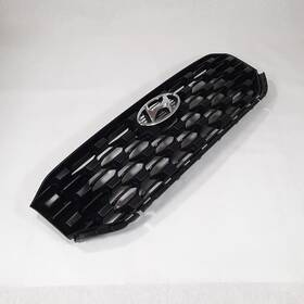 Hyundai 104-12381a Oem Grille For Santa Fe Assy Blk-text W-emblem