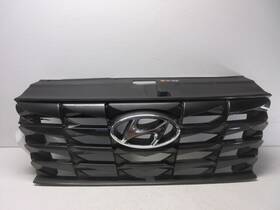 104-12431a Hyundai 2022 2023 2024 Tucson Front Upper Grille Assembly Gloss Black Oem Lkq