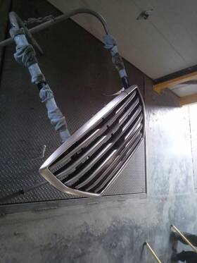 104-60147b Hyundai Grille Sedan Without Adaptive Cruise Chrome And Black Fits 15-16 Genesis 466988