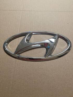 86300k5000 Hyundai Front Grille Emblem Inch H Logo Genuine