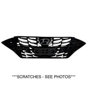 86350-l0700 Hyundai Oem 2020 2021 2022 Sonata Sel Gloss Black Front Upper Grille