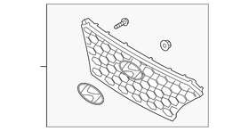 86350-s1600 Hyundai Genuine Grille Assembly