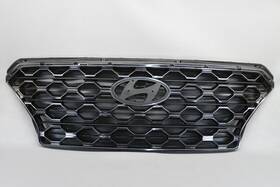 86350-s2100 Hyundai Mint 2019 2020 Santa Fe Upper Radiator Grille No Camera Option Oem
