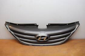 86351-3q800 Hyundai 2011-2014 Sonata Front Bumper Upper Grille With Emblem Oem