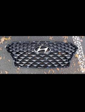 S8ba0 Hyundai 86351 2020-2022 Palisade Front Bumper Upper With Camera And Sensor Holes Grille Oem