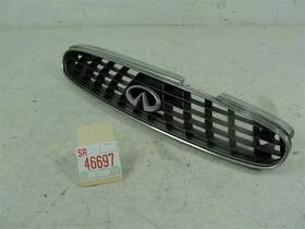 104-58572 Infiniti 1993 1997 J30 Front Grill Grille Assembly Bumper Chrome With Emblem Oem