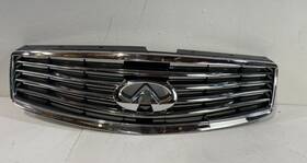 62070-1ba0a Infiniti 08-15 Ex35 Ex37 Qx50 Front Bumper Upper Grille Chrome With Emblem # 86231