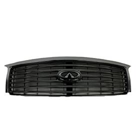 62310-1la4c Infiniti 62310-1la1a Tabs 2011 2012 2013 Qx56 Front Upper Grille Chrome Camera
