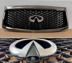 62310-6je0c Infiniti 2021 2022 2023 2024 Qx80 Front Grille Grill With Camera 623106je0c Oem