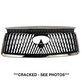 62310-7ja0b Infiniti Oem 2025 2026 Qx80 Autograph Front Upper Grille Dark Chrome