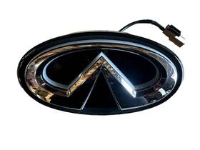 6ha0a Infiniti F2890 2018 2023 Q50 Front Radiator Grill Emblem Logo Illuminated Oem Clean