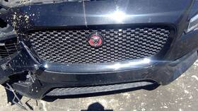 104-10136b Jaguar Grille Upper 300 Sport Black Surround Fits 17-20 F-pace 675328