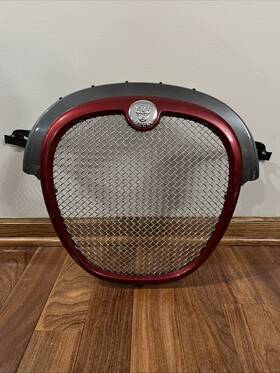 4r8342301ab Jaguar 2005-2008 S-type R Model Red Front Bumper Mesh Grille Oem