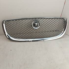 Jaguar C2d3555 2013 Xj Center Grille Insert Upper Chrome Trim Mesh With Emblem Oem
