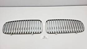 Hnc5502ba Jaguar 98-03 Oem Xj8 Xjr Front Right Left Kidney Insert Grille Chrome Set